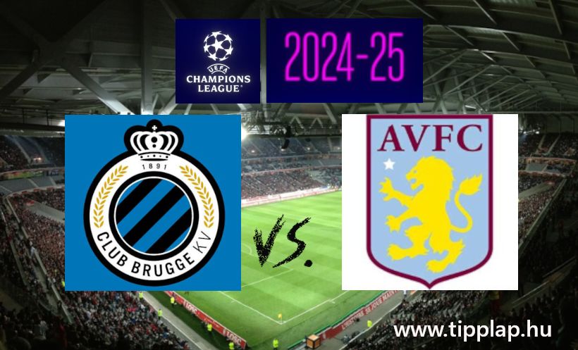 Szelvénykiegészítő tipp: Club Brugge - Aston Villa